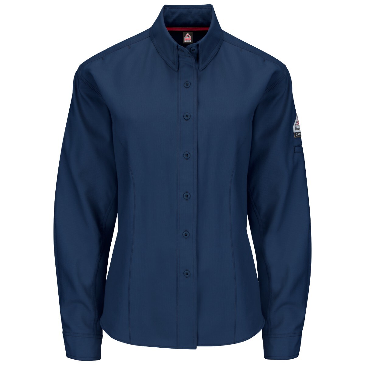 Bulwark Women's FR Long Sleeve Shirt in Navy